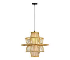 08254L - Luster na lanku PINCHOS 1xE27/40W/230V pr. 45 cm bambus