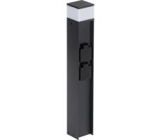 38765-Vonkajšia lampa s 2 zásuvkami DASTEN 1xG9/11W/230V 50 cm IP44 čierna