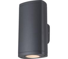38883 - Vonkajšie nástenné svietidlo ZEVI 2xGU10/10W/230V IP54 antracit