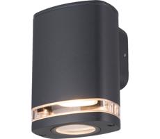 38885 - Vonkajšie nástenné svietidlo ZEVI 1xGU10/10W/230V IP54 antracit
