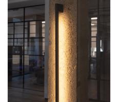 38897- LED Vonkajšie nástenné svietidlo YALTE LED/11W/230V 3000K IP54 čierna