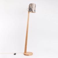 ALMUT 1411 stojaca lampa valcovitá Ø 30 cm kameň
