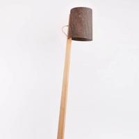 ALMUT 1411 stojaca lampa valcovitá Ø 30 cm orech