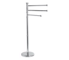 Aqualine Aqualine - Stojan s vešiakom na uteráky SAMBA 85,5 cm nerez/lesklý chróm
