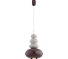 Argon Argon 8820 - Luster na lanku DIEGO 1xGU10/5W/230V hnedá/šedá