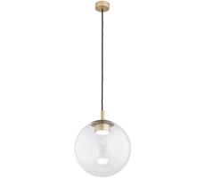 Argon Argon 8828 - Luster na lanku SACRAMENTO 1xGX53/8W/230V číra/zlatá