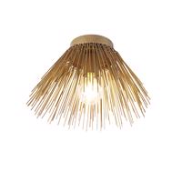 Art Deco stropné svietidlo zlaté so svetelným efektom - Broom