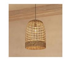 Atmosphera Atmosphera - Luster na lanku SAND 1xE27/40W/230V ratan/vodný hyacint