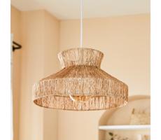 Atmosphera Atmosphera - Luster na lanku ZELIA 1xE27/40W/230V juta