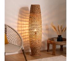 Atmosphera Atmosphera - Stojacia lampa SAND 1xE27/40W/230V buk/vodný hyacint