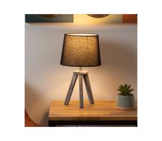Atmosphera Atmosphera - Stolná lampa MINI 1xE14/25W/230V borovica/čierna