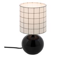 Atmosphera Atmosphera - Stolná lampa TIMÉO 1xE14/60W/230V čierna/biela