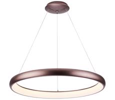 Azzardo Azzardo - LED Stmievateľný luster na lanku ANTONIO LED/80W/230V hnedá + DO