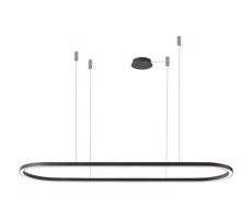 Azzardo Azzardo - LED Stmievateľný luster na lanku ELENA LED/50W/230V 120 cm čierna