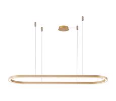 Azzardo Azzardo - LED Stmievateľný luster na lanku ELENA LED/50W/230V 120 cm zlatá