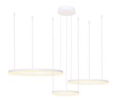 Azzardo Azzardo - LED Stmievateľný luster na lanku HALO LED/120W/230V biela + DO