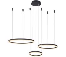 Azzardo Azzardo - LED Stmievateľný luster na lanku HALO LED/120W/230V čierna + DO