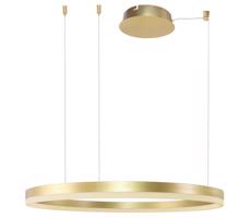 Azzardo Azzardo -LED Stmievateľný luster na lanku HALO LED/56W/230V pr. 80 cm zlatá