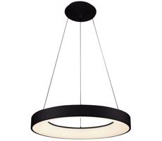 Azzardo Azzardo - LED Stmievateľný luster na lanku SANTANA LED/80W/230V čierna + DO