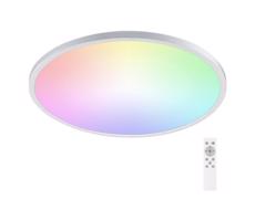 B.V. -LED RGBW Stmievateľné kúpeľňové svietidlo LED/24W/230V pr. 42cm IP44+DO