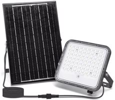 B.V.  - LED RGBW Stmievateľný solárny reflektor LED/100W/3,4V IP66 + DO