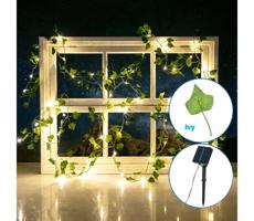 B.V.  - LED Solárna reťaz 50xLED/7m IP65 teplá biela ivy