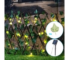 B.V.  - LED Solárna reťaz 56xLED/2x0,4m IP65 teplá biela ivy