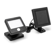 B.V. - LED Solárne nástenné svietidlo so senzorom LED/0,64W/3,7V 6500K IP44