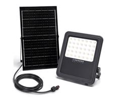 B.V.  - LED Stmievateľný solárny reflektor LED/300W/3,4V IP65 + DO