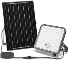 B.V.  - LED Stmievateľný solárny reflektor so senzorom LED/120W/3,4V IP66 + DO