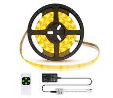 B.V.  - LED Stmievateľný vonkajší pásik 5m LED/18W/12/230V 3000K IP65