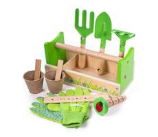 Bigjigs Toys záhradnícky set v prepravke