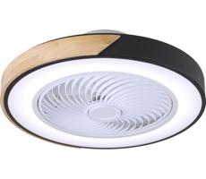 Brilagi Brilagi-LED Stmiev. svietidlo s látorom LED/30W/230V 3000-6500K čierna/dub +DO