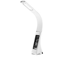 Brilagi Brilagi - LED Stmievateľná stolná lampa s displejom PELLE LED/7W/230V biela