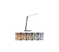 Brilagi Brilagi - LED Stmievateľná stolná lampa USB konektor LED/12W/230V čierna