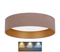 Brilagi Brilagi - LED Stropné svietidlo VELVET LED/24W/230V 3000/4000/6400K béžová/zlatá