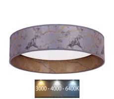 Brilagi Brilagi - LED Stropné svietidlo VELVET LED/24W/230V 3000/4000/6400K šedá/zlatá