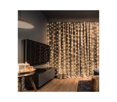 Brilagi Brilagi - LED Vianočný záves 300xLED/8 funkcií/3xAA/USB 1,2m teplá biela