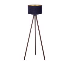 Brilagi Brilagi - Stojacia lampa VELVET 1xE27/60W/230V hnedá/modrá