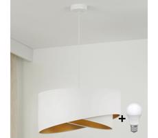 Brilagi LED Luster na lanku LYRA 1xE27/15W/230V biela/zlatá