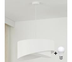 Brilagi LED Luster na lanku LYRA 1xE27/15W/230V biela