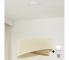 Brilagi LED Luster na lanku LYRA 1xE27/15W/230V krémová/béžová