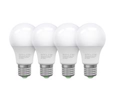 Brilagi SADA 4x LED Žiarovka ECOLINE A60 E27/10W/230V 4000K - Brilagi