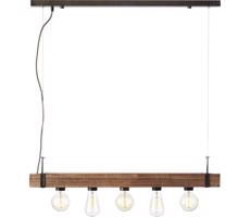 Brilliant Brilliant - Luster na lanku WOODHILL 5xE27/30W/230V - FSC certifikované