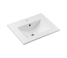 COMAD COMAD UM-2050RB DANCE 50 - Zápustné umývadlo DANCE 52x40 cm keramika/lesklá biela