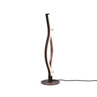 Design tafellamp zwart met zilver incl. LED dimbaar - Blaze