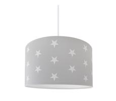 Detský luster STARS GREY 1xE27/60W/230V