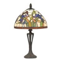Diskrétna stolová lampa ELANDA, Tiffany štýl 41 cm