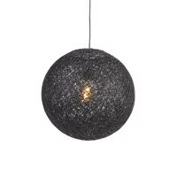 Dizajnové závesné svietidlo čierne Sphere 45cm - Corda