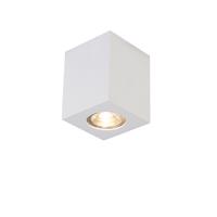 Dizajnový bodový reflektor na povrchovú montáž biely GU10 50mm - Quba 2
